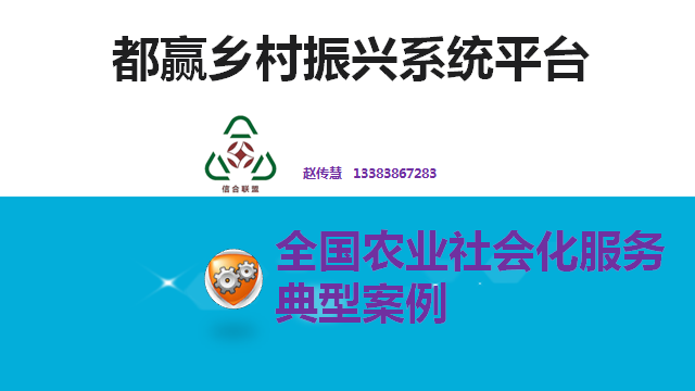 全国农业社会化服务典型案例